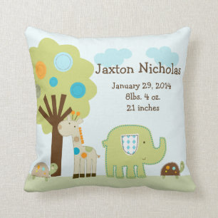 Personnalisé Giggle Gang Animaux Coussin Keepsak