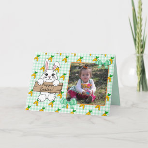 Personnalisé Happy Carte photo de famille de Pâque