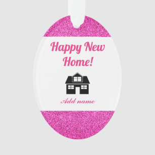 Personnalisé heureux nouvel ornement maison