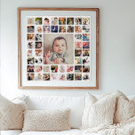 Personnalisé Histoires de famille Photo Collage<br><div class="desc">Créez vos propres souvenirs de famille personnalisés avec vos images personnalisées. Faites un grand cadeau pour accrocher dans l'entrée ou le salon comme un joli mur d'art.</div>