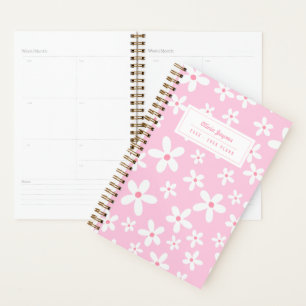 Personnalisé Illustré 2026-2027 Rose Floral