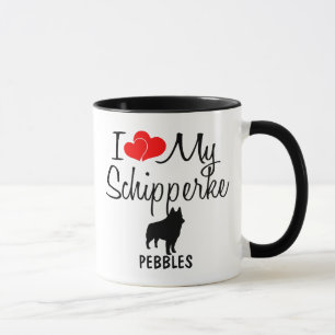 Personnalisé J'Aime Ma Mug Schipperke