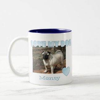 Personnalisé : J'aime ma tasse de chien