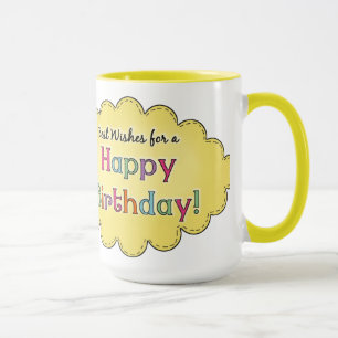 Personnalisé Joyeux cadeau d'anniversaire Mug
