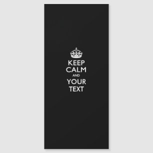 Personnalisé KEEP CALM Changer de couleur Arrière