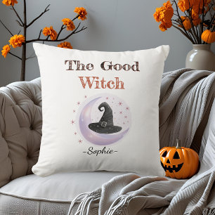 Personnalisé La Bonne Sorcière - Coussin Halloween