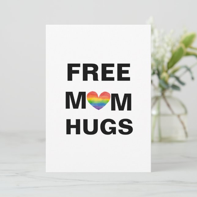 Personnalisé Libre Maman Hugs Modèle (Debout devant)