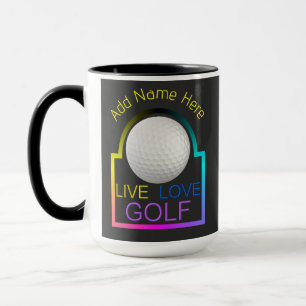 Personnalisé Live Love Combo Golf Mug