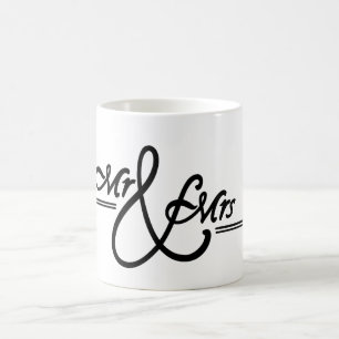 Personnalisé M. et Mme Mariage mug