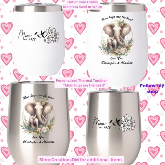 Personnalisé Maman Hugs sont les meilleurs (Créateur téléchargé)