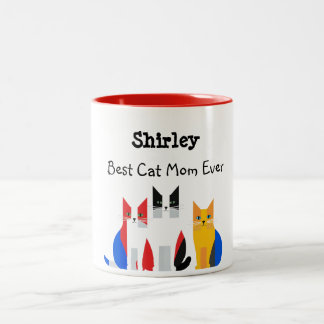 Personnalisé Meilleur Chat Maman Jamais Mug