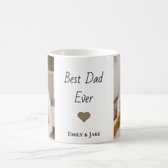 Personnalisé Meilleur Papa Jamais Café Mug | Noms  (Centre)