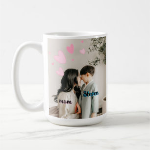 Personnalisé Mère Fils Bond Mug Noms Personnalisés
