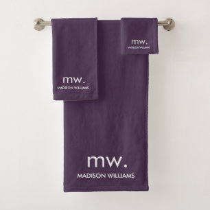 Personnalisé Monogram Pastel Élégant Design Modern