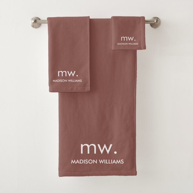 Personnalisé Monogram Pastel Élégant Design Modern (En situation)