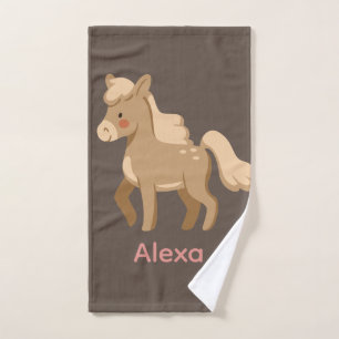 Personnalisé Monogramme Pony Horse Girl