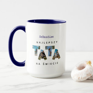 Personnalisé NAJLEPSZY TATA NA ŚWIECIE énorme Mug
