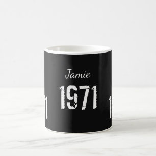 Personnalisé né en 1971 50e anniversaire Mug