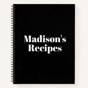 Personnalisé Nom Recette Livre cadeau de fête des 