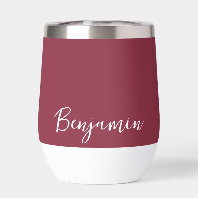 Personnalisé nommé Claret Red (Arrière)