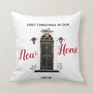 Personnalisé Notre Nouveau Accueil Oreiller de Noë