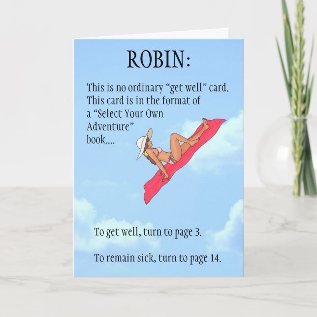 Personnalisé obtenez la carte bonne (Devant)