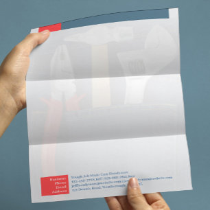 Personnalisé Papier à en-tête pour entreprise de bricolage