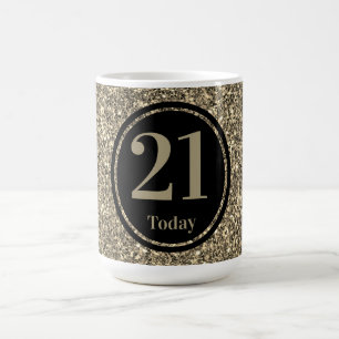 Personnalisé par année spécial anniversaire mug 21