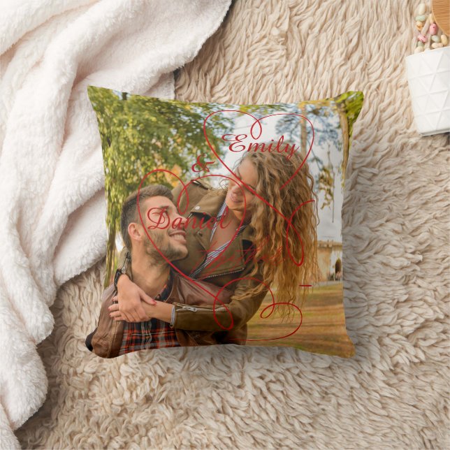 Personnalisé, Personnalisé Coussin Couple | Photo  (Couverture)