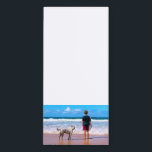 Personnalisé Personnalisé Votre Bloc-notes magnéti<br><div class="desc">Bloc-notes magnétique avec photo personnalisée - Faites votre propre design avec animal de compagnie - Chien / Chat - Famille personnalisée / Amis / Animaux de compagnie ou Bloc-notes personnel / Cadeau - Ajouter votre photo / ou Texte / Nom - Redimensionner et déplacer ou ajouter des éléments / du...</div>