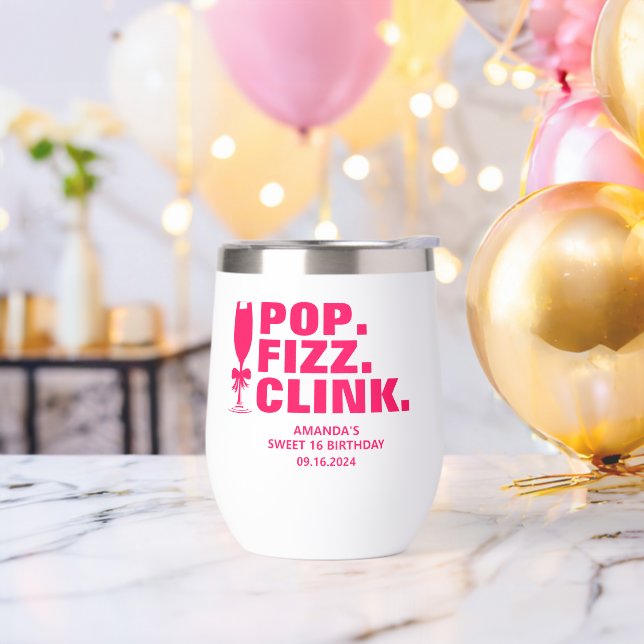 Personnalisé Pop Fizz Clink Sweet 16 Favoris de pa (Enterrement de vie de garçon)