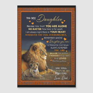 Personnalisé pour ma fille de Papa,