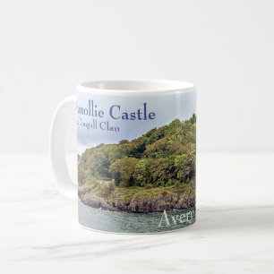 Personnalisé Scottish MacDougall Clan Castle Mug