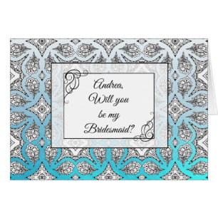 Personnalisé Serez-Vous Ma Carte De Servante D'Épo