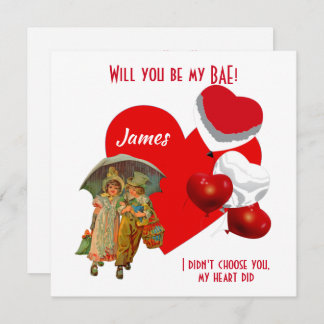 Personnalisé Serez-Vous Mes BAE Girl Boy Bloons