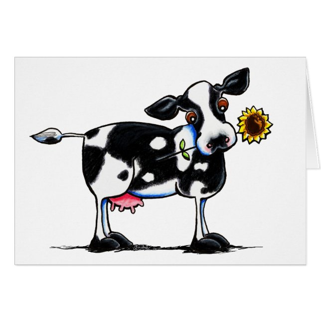 Personnalisé Sunny Cow (Devant horizontal)