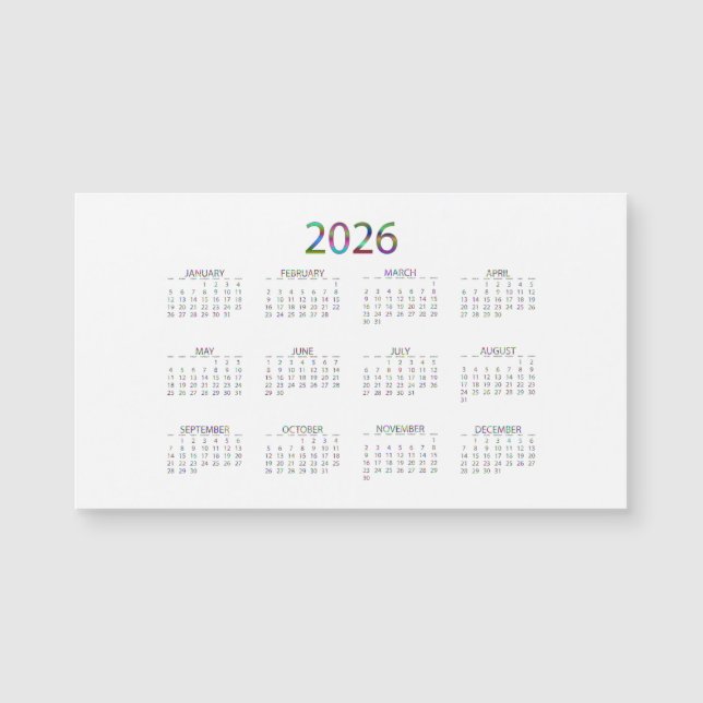 Personnalisé sur mesure 2026 (Devant)