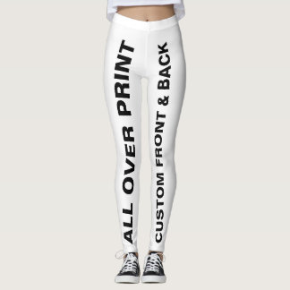Personnalisé sur toute l'impression Leggings femme