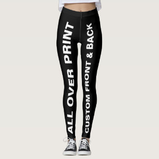 Personnalisé sur toute l'impression Leggings femme