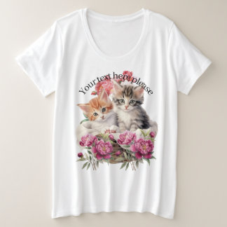 Personnalisé tendance mignon floral Kitty pour ell