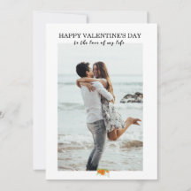 Personnalisé Valentine's Day Carte photo