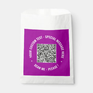 Personnalisé Vos Sacs Favoris Code QR Texte Person
