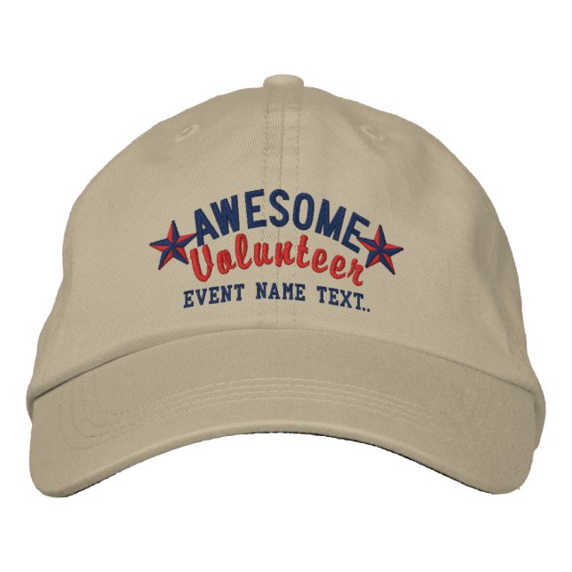 Personnalisé Votre Casquette Awesome Volontaire Br (Devant)