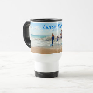 Personnalisé votre photo Voyage Mug et texte perso