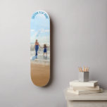 Personnalisé votre skateboard photo et texte perso<br><div class="desc">Carte photo et texte personnalisée - Unique votre propre design Famille personnalisée / Amis ou Skateboards personnels Cadeau - Ajouter votre photo et texte / Nom / plus - Redimensionner et déplacer ou supprimer et ajouter des éléments / image avec l'outil de personnalisation! Choisissez la police / taille / couleur...</div>