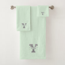 Personnalisé Y Monogramme initial d'argent Votre n