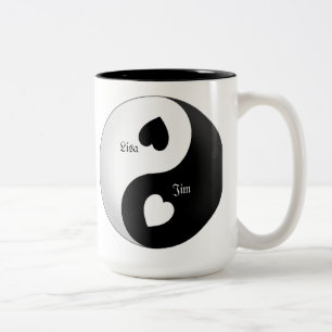 Personnalisé Yin Yang Love Mug