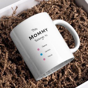 Personnalisée cette momie appartient à mug maman c