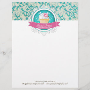 Personnalisée En-tête de lettre élégant de boulangerie