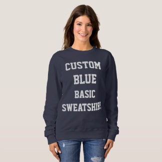 Personnalisée sur mesure SWEATSHIRT de la MARINE